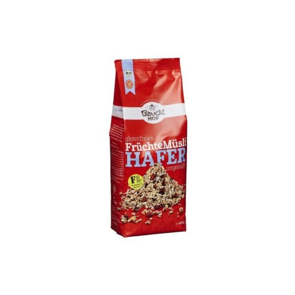 Bauckhof ekološki, bezglutenski voćni muesli 325 g
