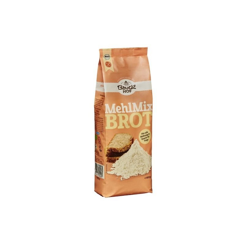 2632-3.jpg Bauckhof ekološka, bezglutenska mješavina brašna za kruh 800 g - Slika 1