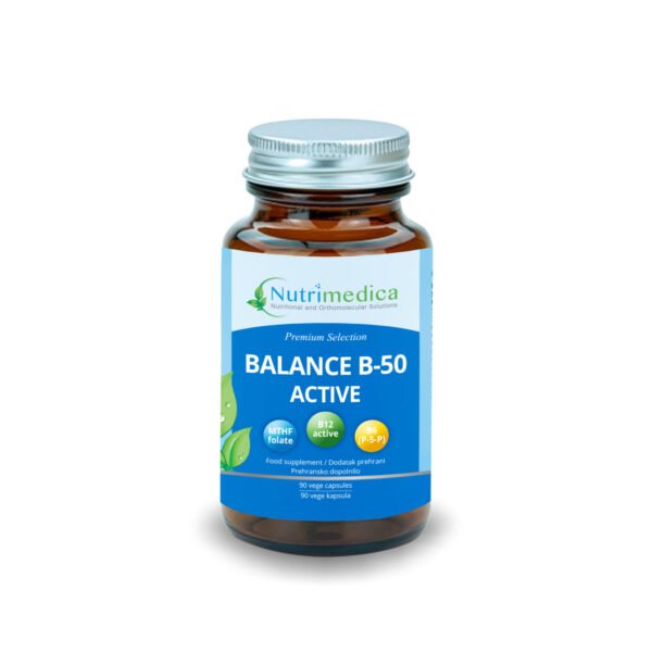 B50 kompleks Balance – Aktivni B vitamini za energiju i živce (90 vege kapsula)