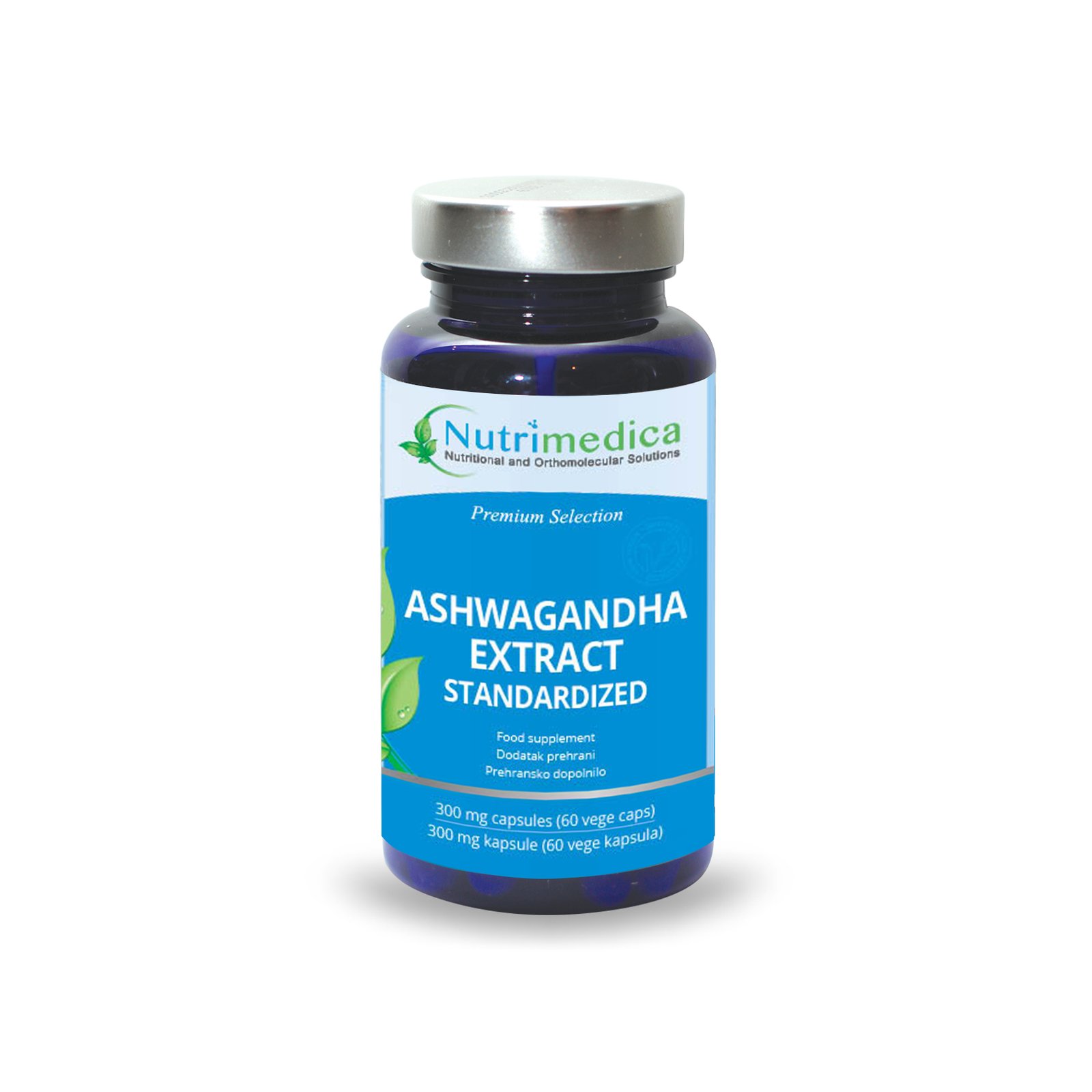 ashwaganda-extract-standardized-60-vcaps-300-mg-NOVA-3.jpg Ashwagandha kapsule ekstrakt 345 mg (2,5% withanolida) x 60 vcaps, Nutrimedica - Slika 1