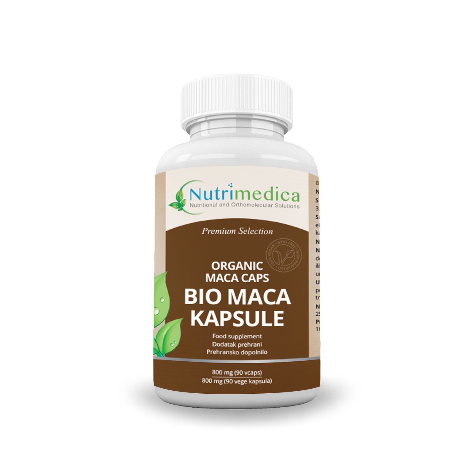 bio-maca-kapsule-800mg-90-kapsula-3.jpg Maca bio 800 mg 90 vege kapsula, Nutrimedica - Slika 1