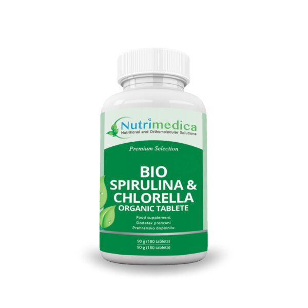 Spirulina i chlorella BIO, 180b tbl