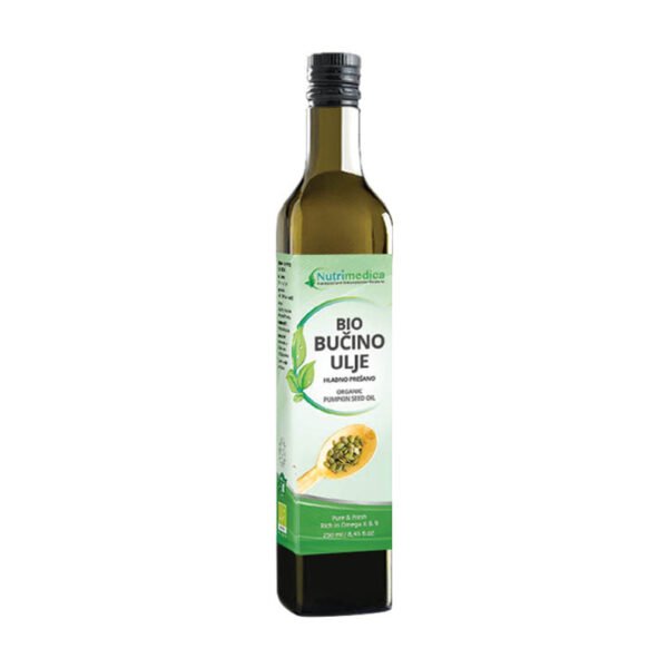 Bio hladno prešano bučino ulje 250 ml