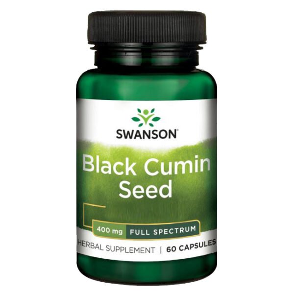 Black Cumin Seed (Crni kim) 400 mg 60 kapsula - Swanson