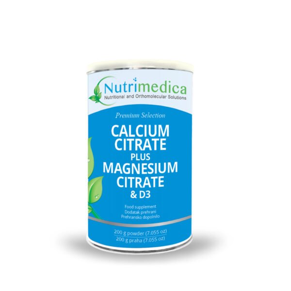 Kalcij citrat s magnezij citratom i vitaminom D3 u prahu 200g