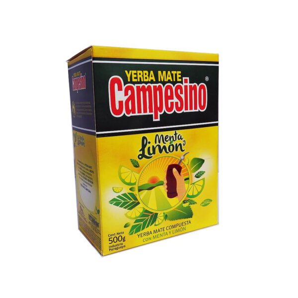 Mate čaj Campesino s mentom i limunom 500g