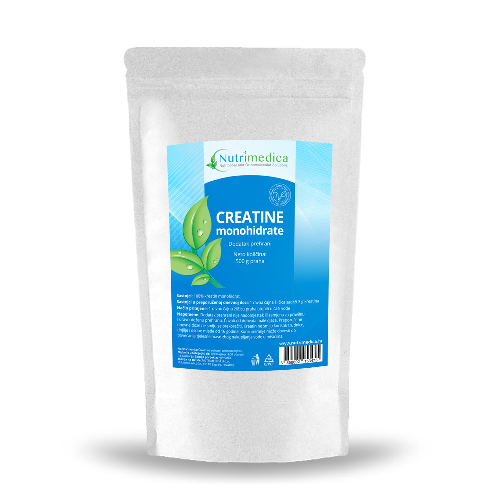 creatine-monohidrate-kreatin-500g-3.jpg Creatine monohydrate 500 g, Nutrimedica - Slika 1