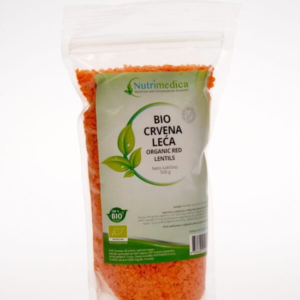 Bio crvena leća 500g