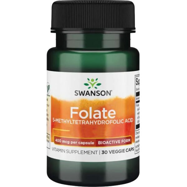 Methyl Folate (5-MTHF) metilfolat najbolji oblik folne kiseline 400 mcg x 30 kapsula - Swanson
