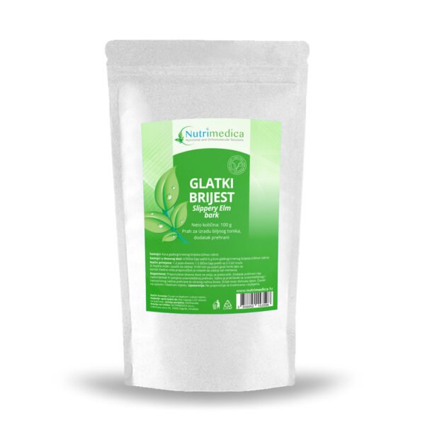 Glatki brijest slippery elm bark prah 100 g