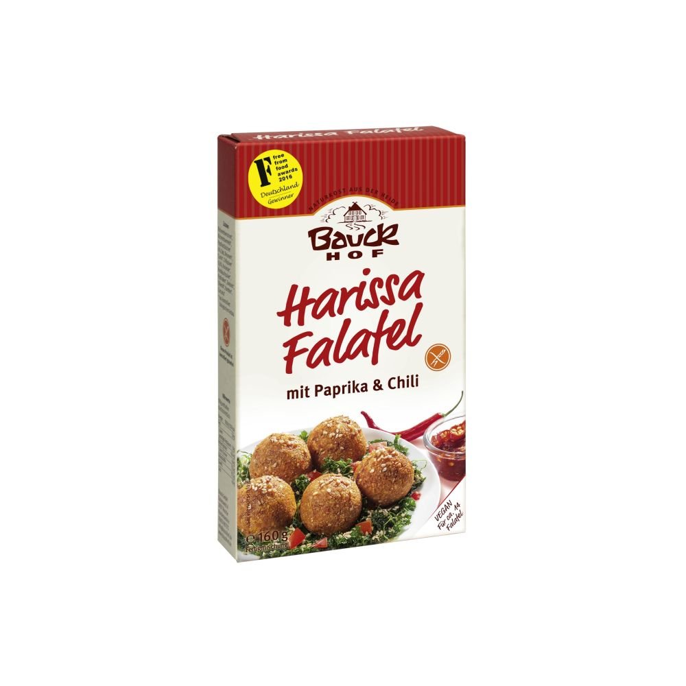 harisa-falafel-3.jpg Bauckhof ekološki, bezglutenski harisa falafel 160 g - Slika 1