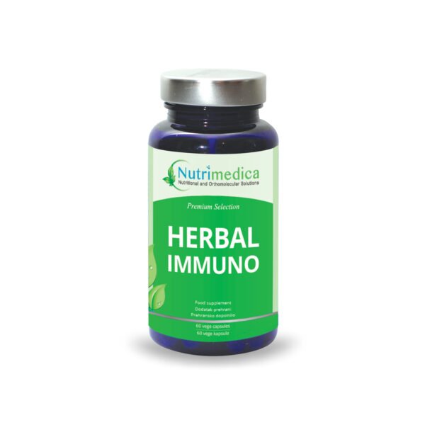 Herbal immuno 250 mg kvercetin i 250 mg standardizirani ekstrakt maslinovog lista 60 kapsula