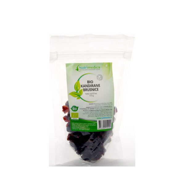 Bio kandirane brusnice 100 g