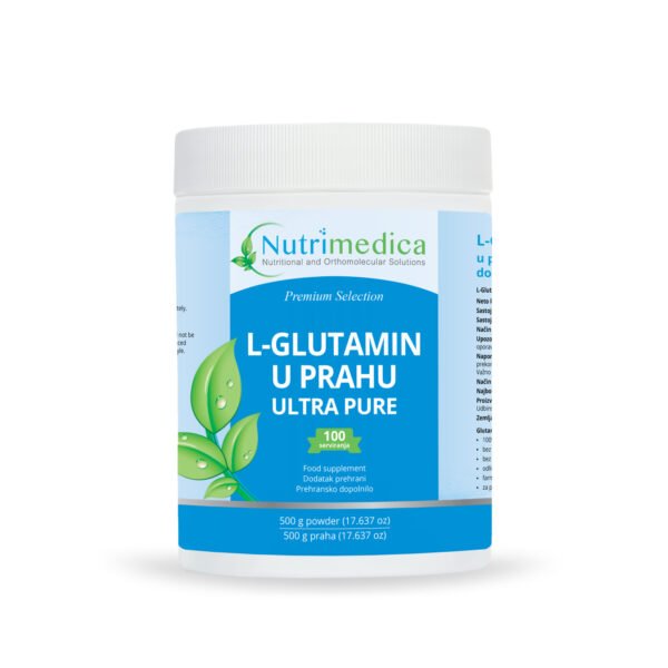 L-Glutamin prah Kiowa aminokiselina – 500 g