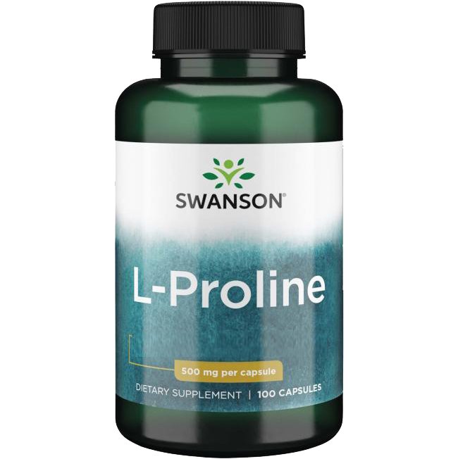 l-proline_500mg_kapsule_copy-3.jpg L-Proline 500mg x 100 kapsula Swanson - Slika 1