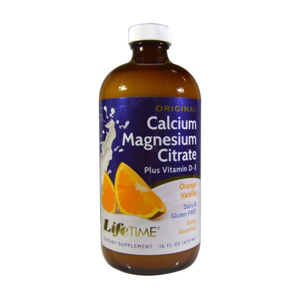 Calcium Magnesium Citrate, okus naranča/vanilija 473ml