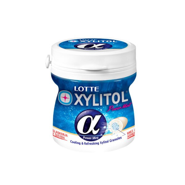 Žvakaće gume Xylitol Lotte, okus powermint, 41 dražeja