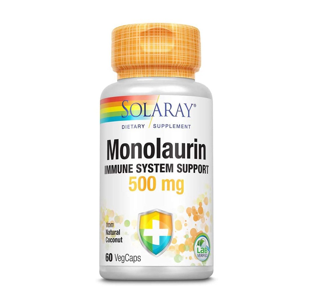 monolaurin-3.jpg Monolaurin 500 mg x 60 kapsula - Solaray - Slika 1