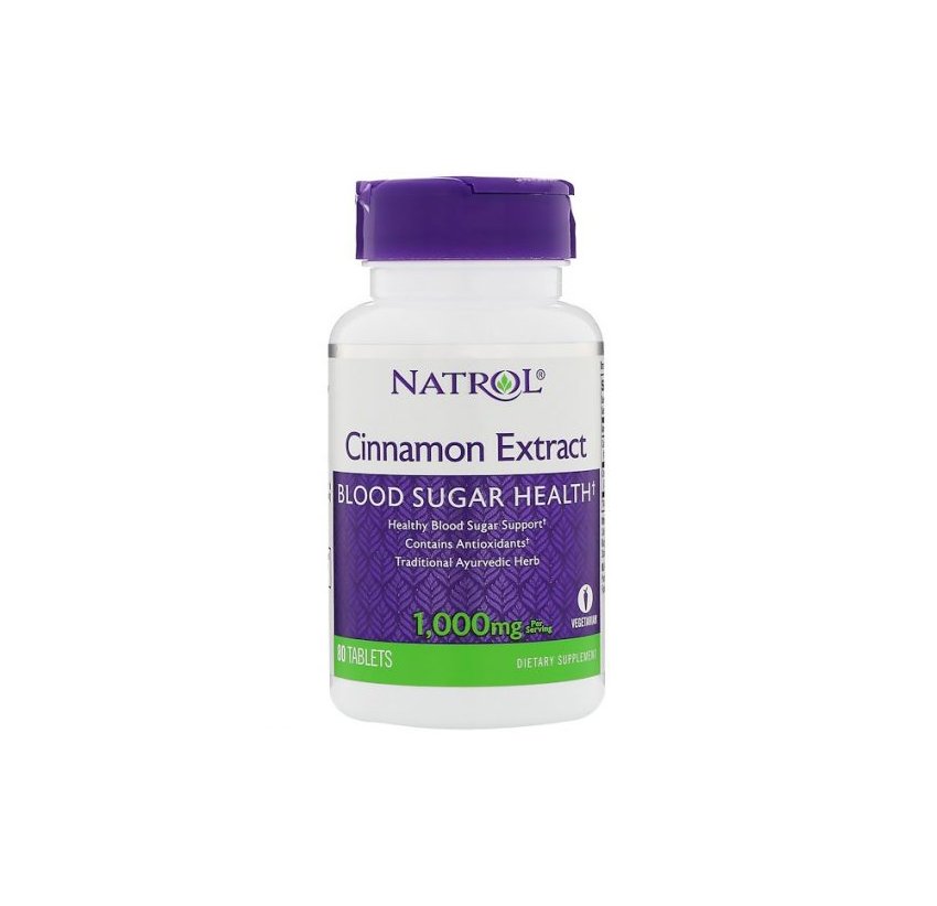 natrol_cimet_0-3.jpg Cinnamon Extract (ekstrakt cimeta ) 1000mg x 80 tableta - Slika 1
