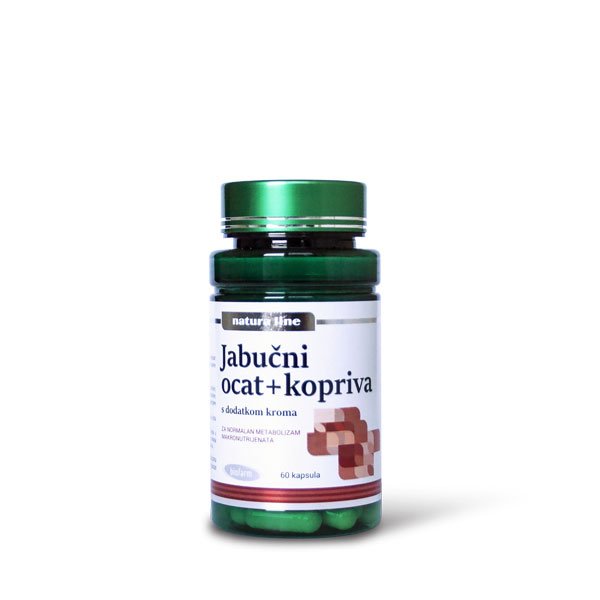SPXLL Jabučni ocat + kopriva + krom kapsule (a 60) - Slika 1