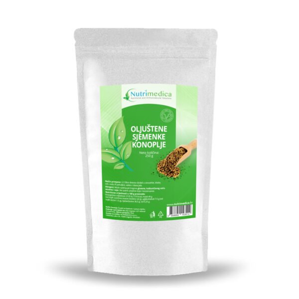Oljuštene sjemenke konoplje 250g
