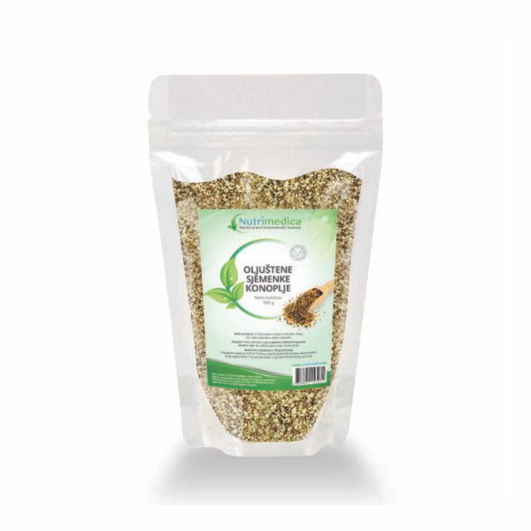 Oljuštene sjemenke konoplje 500g