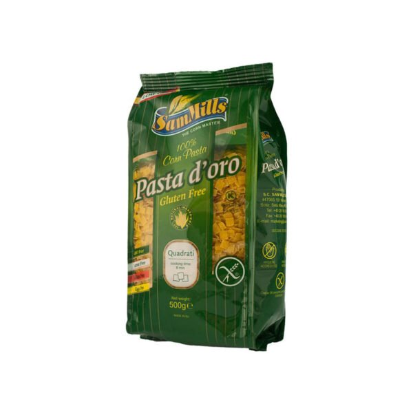Kukuruzna tjestenina bg-quadrat 500g