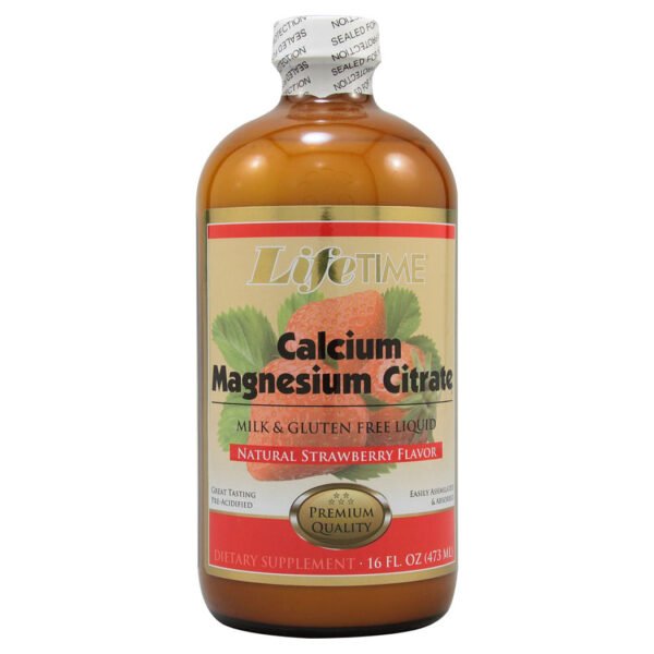 Calcium Magnesium Citrate, okus jagoda 473ml