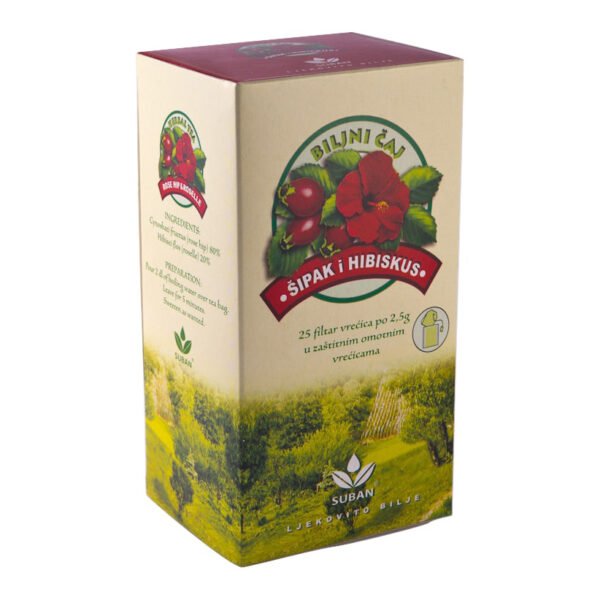 Filtar čaj šipak i hibiskus