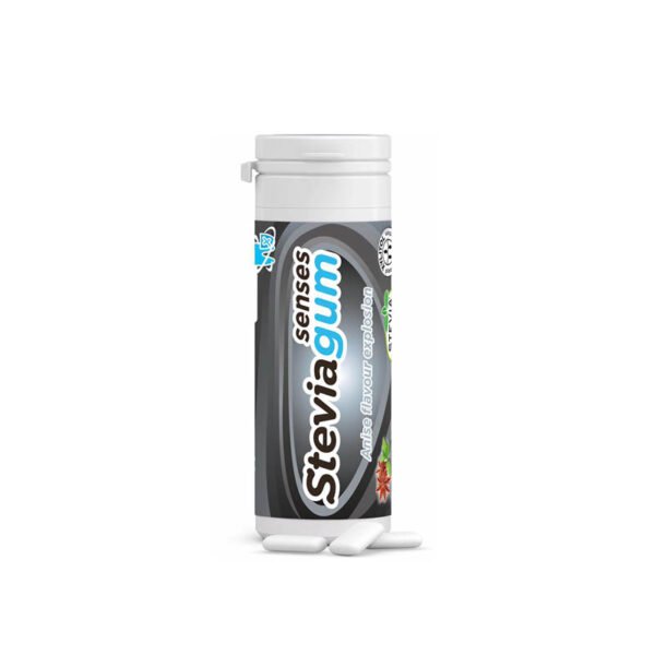 Žvakaće gume SteviaGum, okus anis/mentol 30g