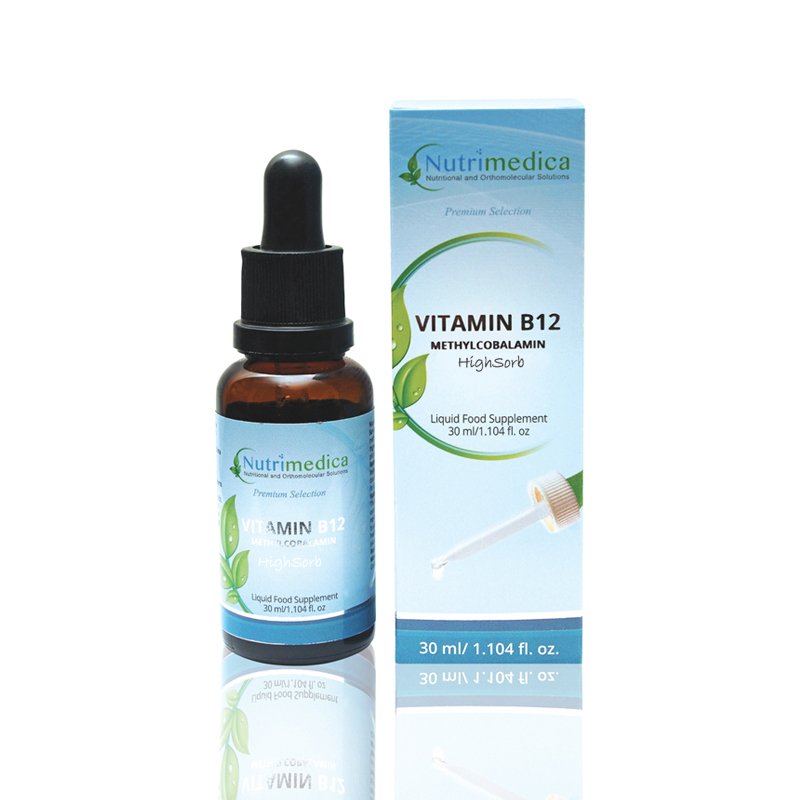 vitamin-b12-800x800-4.jpg B12 kapi – Metilkobalamin 30 ml (oko 700 kapi), Nutrimedica - Slika 1