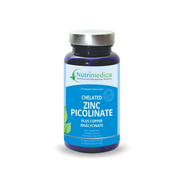 Cink pikolinat 15mg+bakar 90 vege kapsula